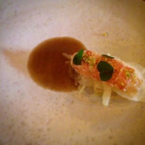 Langoustine, kohlrabi and smoked butter